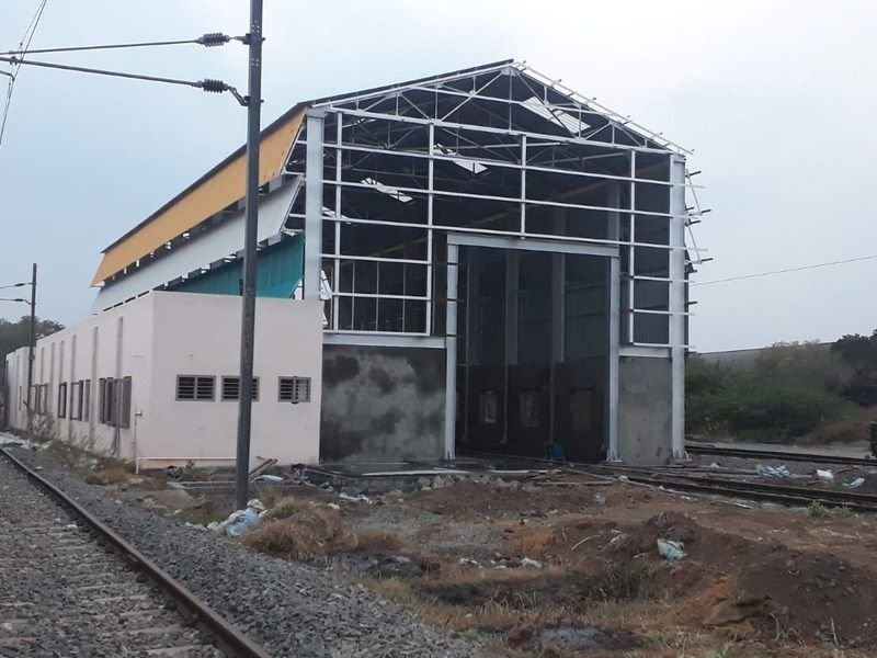 Infrastructure projects 140 T crane shed Trichy goods yard-Turnkey5